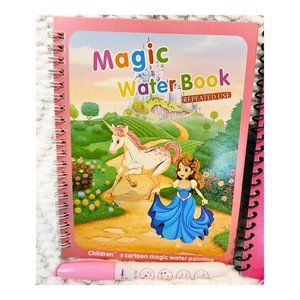 MONTESSORI SET OF 4 Early Learning Kit REUSABLE Water Painting Books Ages 2+